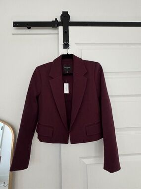 Banana Republic Ponte Suit Blazer Petite Small